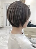 30代40代50代◎ハイライト×丸みショート