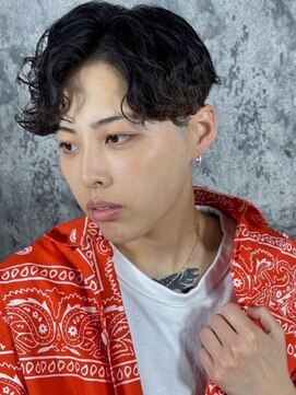 プレミアムバーバー 原宿店(PREMIUM BARBER produce by HIRO GINZA) テーパーフェードパーマ