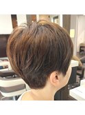重めマッシュショート☆刈り上げショート30代40代50代