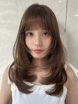 ヨロ 上野(YOLO)&nbsp;ハイライトカラーミルクティーベージュケアブリーチダブルカラー