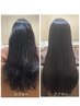 感動の艶と手触り♪髪質改善ヘアエステ+カット　￥14300　/馬出