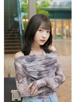 クム(kumu)&nbsp;【kumu】 艶カラー/顔周りカット/栄/名古屋/20代/30代