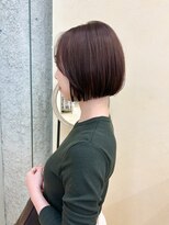 スニュウ(snuw)&nbsp;似合わせカットボブ小顔カットグレージュオリーブ