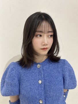 アンダーバーホワイト(_WHITE) ワンカールレイヤーボブ