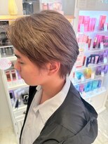 ヘアーワークス ボナ(HAIR WORKS bona.)&nbsp;毛流れセンターパート/ハーフバック/ベージュ/グレージュ