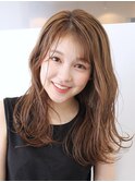 広尾　恵比寿　麻布　セミロング　ウェーブ　大人ヘア