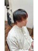 メンズウルフカット