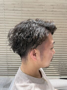 イメージア 町田店(IMAGE A) メンズツーブロック7:3パートパーマ@20代30代40代50代