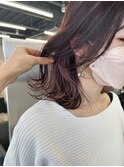 着物/フェミニンロング/似合わせカット/ウェーブミディアム/栄