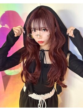 ユーフォリア 渋谷グランデ(Euphoria SHIBUYA GRANDE) ブリーチなしダブルカラー♪ピンクベージュ