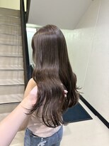 シック(chic.)&nbsp;ブリーチなし透明感カラー/アッシュブラウンベージュ/縮毛矯正