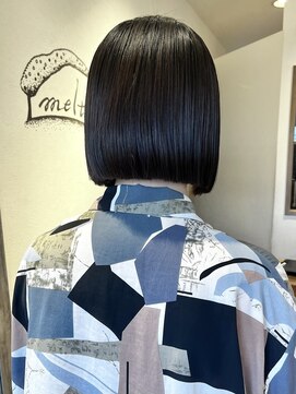メルト 吉祥寺(melt) 10代20代吉祥寺オリーブグレー暗めカラーショートボブ
