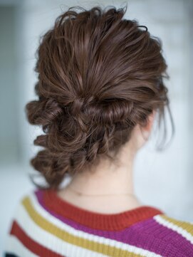 アメリエギャルソン 武蔵浦和店(amelie et garcon) 流しあみこみヘアアレンジ [amelie 武蔵浦和]