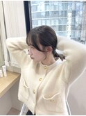 結んで可愛い顔まわり