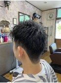 束感でキレ良く仕上げるメンズスタイル 印西 理容室 barber