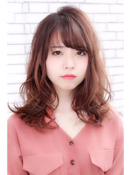 ふんわりセミロング