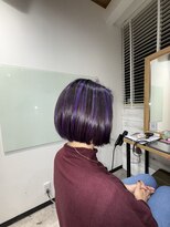 ログスラッシュ(LOG/)&nbsp;パープルヴェール・ハイライトボブ♪