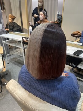 ウェーブ(WAVE) ツートーンカラー/紅白カラー