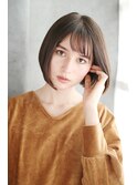 《30代～大人透明感》白髪ぼかしハイライト＋艶カラー[銀座]