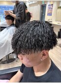 MEN’S HAIR/波巻ツイストスパイラル/フェザーパーマ/眉毛/渋谷