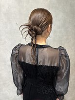 ヘアーメイクチック(HAIR MAKE CHiC) カチモリヘア リボンヘアアレンジ お呼ばれヘア