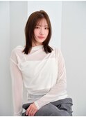 くびれミディ韓国レイヤー×うるつや水光カラー