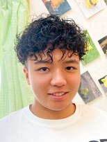 黄ぐまくん美容室&nbsp;メンズ　パーマ