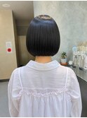 ミニボブ/縮毛矯正/地毛風縮毛矯正