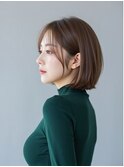 赤み消し/ライトブラウン/ウルフボブ/二子玉川/30代40代