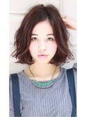 暗髪　オシャレボブ