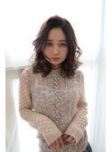 パーソナルカラーセンターパート☆彡ウェービーセミディ