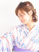 レトロでカワイイ♪おさげ風アレンジ