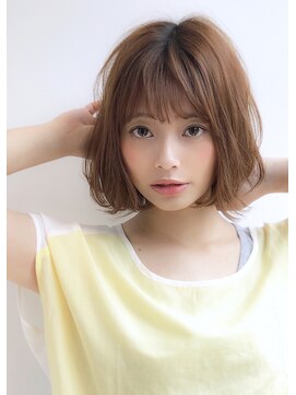 アグ ヘアー ルモア 鹿児島鹿屋店(Agu hair lmore) 《Agu hair》色っぽ小顔・無造作カールボブ あざと毛