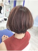 【aL-ter cherie 】小顔カット◎上品ローズカラーボブ