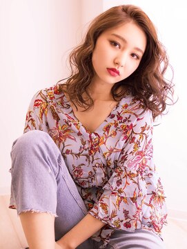 エレノア 梅田店(Eleanor) 20代30代◎小顔　無造作カール　ボブディ くびれセミディ 梅田