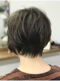 丸みが可愛い夏軽ショート