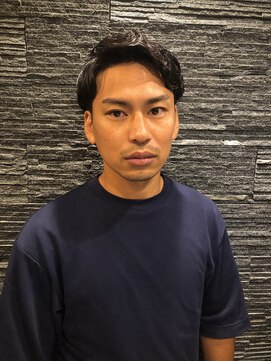 プレミアムバーバー 表参道店(PREMIUM BARBER produce by HIRO GINZA) アップバング×ツーブロックスタイル