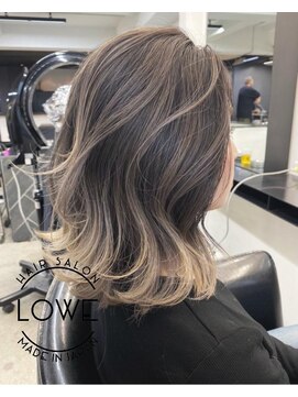 ルーヴェ(LOWE) 【LOWEなつみ】ハイライトグラデーション艶カラーネオウルフ