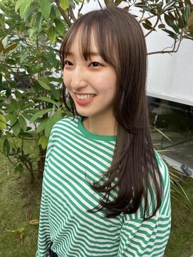 トップヘアー スパアンドリラクゼーション 安城(spa&relaxation) オリーブ顔まわりレイヤー