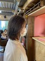 オークモス(OakMoss) ラフなボブに繊細なハイライトを!