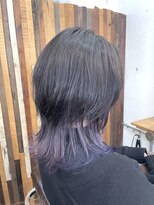 リッカ(RICCA)&nbsp;【インナーカラー】ダークパープル×パールラベンダー♪