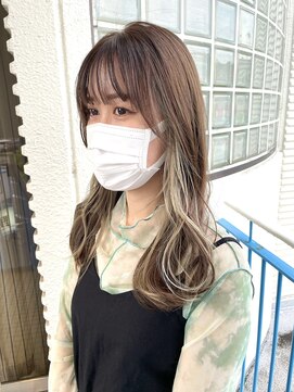 ロマーリ(LOMARLIE) オリーブベージュ_インナーカラー