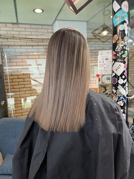 ラフ(LAFF) #黒髪#ボブルフ#ネビージュ#小顔#ワンレン