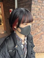 ピチカート パクト(pizzicato pacto)&nbsp;顔周りインナーカラー/レッド/ショート