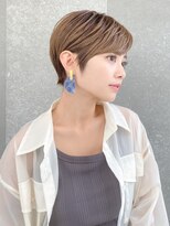 ロンド レグリーズ 立川(Lond leglise)&nbsp;ショート×顔周り×前髪×シルキーベージュ×グレージュカラー