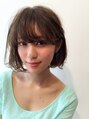 ヘアメイクスタジオ アビール 調布(abi‐ru) 柔らかいオリーブベージュが人気です。