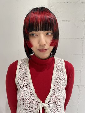 ブランコ 名古屋栄(BLANCO) しましまカラー/デザインカラー／ボブ