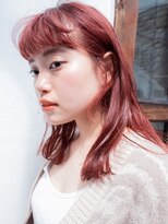 ロッソ ヘアアンドスパ 三郷中央店(Rosso Hair&SPA) チェリーレッドカラー