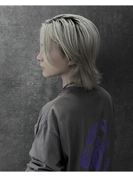 ラクーントウキョウ(RACCOON.TOKYO) メンズミディアム ブリーチカラー ホワイトカラー ダブルカラー