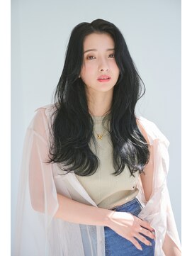 リトル 船橋(little) 韓国風大人レイヤーブルーブラック